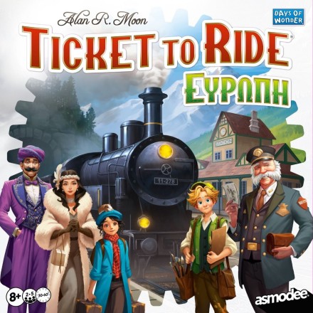 Επιτραπέζιο Παιχνίδι Ticket to Ride Europe για 2-5 Παίκτες 8+ Ετών (Νέα Έκδοση) Refresh KA115833