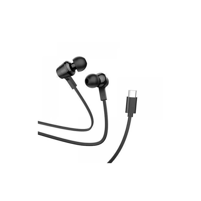 Hoco M86 In-ear Handsfree Ακουστικά με Βύσμα USB-C Μαύρο
