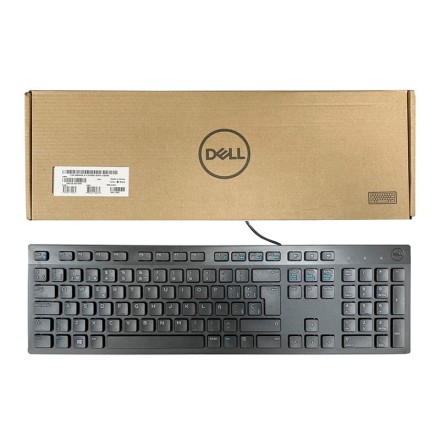 Dell Πληκτρολόγιο KB216 Ενσύρματο (GR) (580-ADHV) (DEL580-ADHV)BLACK