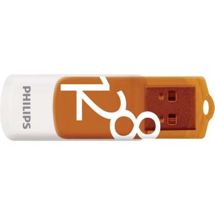 Philips Vivid 128GB USB 2.0 Stick Πορτοκαλί (FM12FD05B/00)