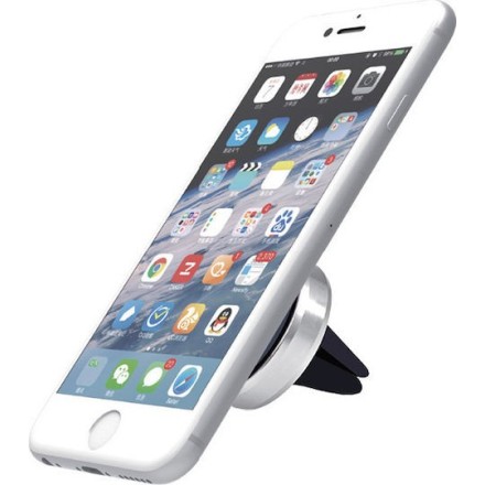 Lamtech Magnetic Air Vent Holder Silver Βάση Κινητού Αυτοκινήτου με Μαγνήτη Ασημί