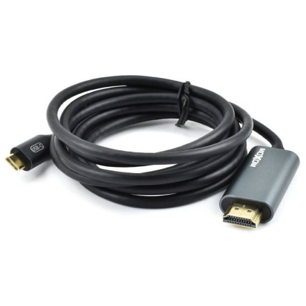 Προσαρμογέας MOXOM (MX-AX29) Type-C σε HDMI / 4K / 1,8m γκρι 1.8 Μέτρα