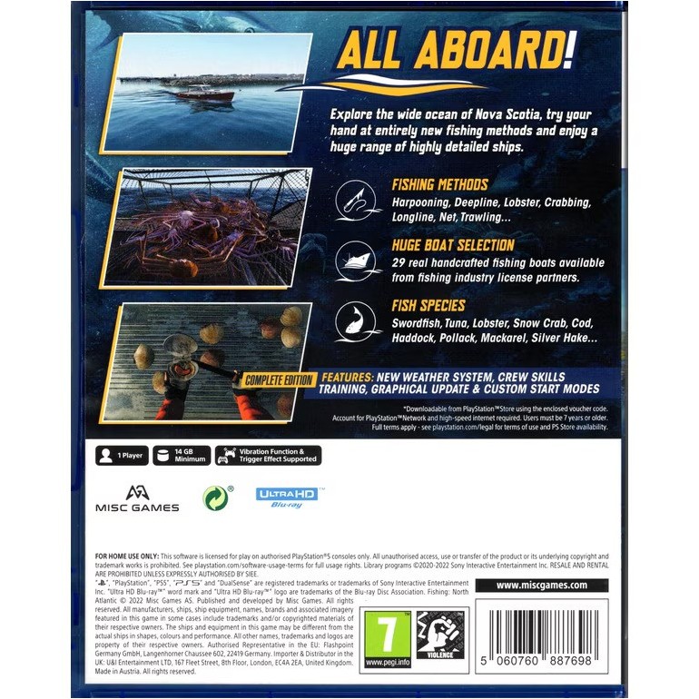 Fishing: North Atlantic Complete Edition PS5 Game