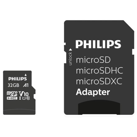 Philips microSDHC 32GB U1 with Adapter (FM32MP45B/00)