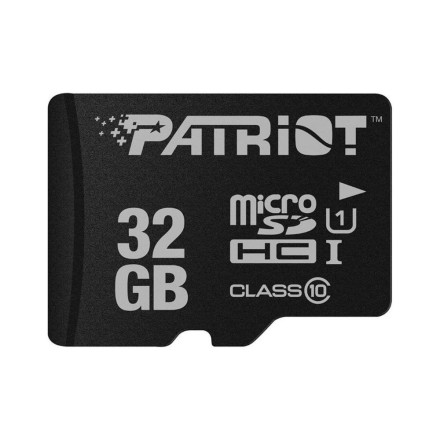 Patriot LX Series 32 GB microSDHC Black UHS-I U1 Class 10 (PSF32GMDC10)