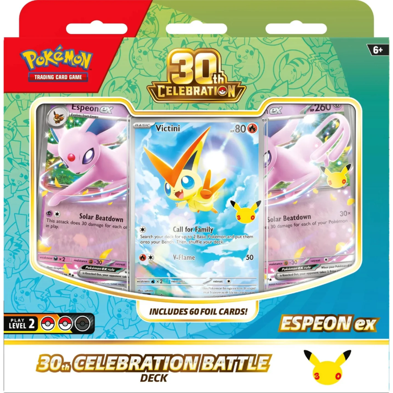 Pokemon 30th Celebration Battle Deck Espeon ex