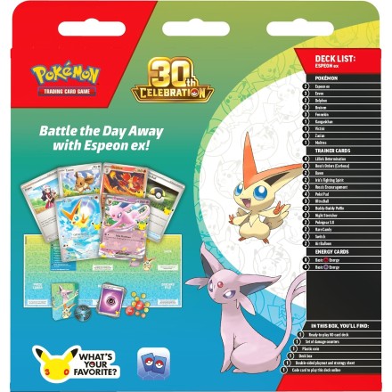 Pokemon 30th Celebration Battle Deck Espeon ex