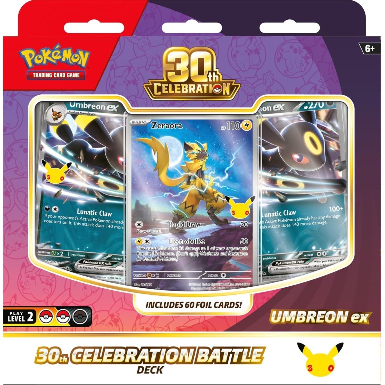 Pokemon 30th Celebration Battle Deck Umbreon ex