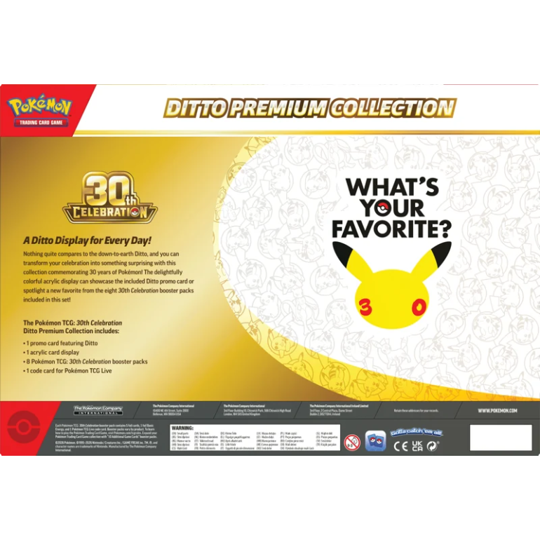 Pokémon TCG: 30th Celebration Ditto Premium Collection