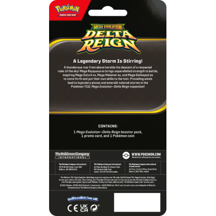 Pokemon: Mega Evolution Delta Reign Checklane Blister