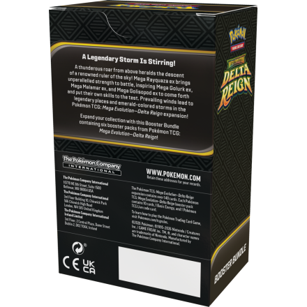 Pokémon TCG: Mega Evolution-Delta Reign Booster Bundle (6 Packs)