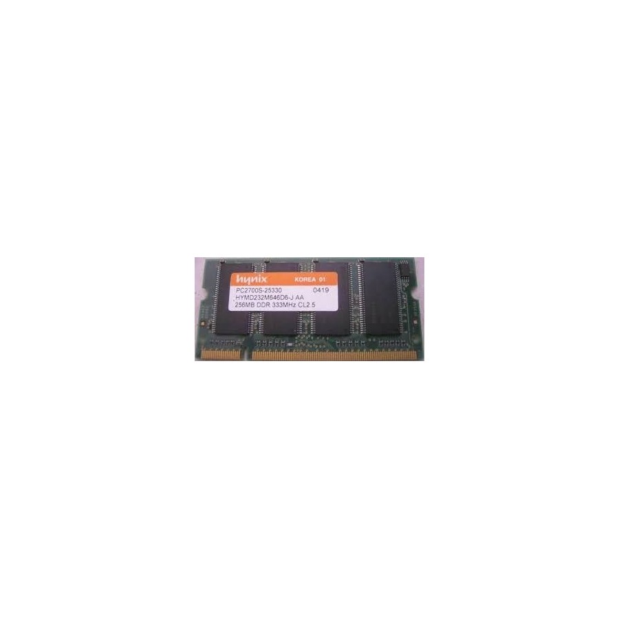 Hynix PC2700S-25330 256MB DDR 333MHZ CL2.5 Memory Module for Laptop μνήμη DDR I 256MB/333HZ Μεταχειρισμένη 