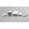 5-in-1 Charger and Earphone Accessories Kit for iPhone 3G/3GS/4 Κιτ αξεσουάρ για το iPhone 3G/3GS/4 Λευκό