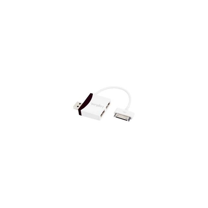 Usb Hub 2 Port Cable Black Logilink UA0181
