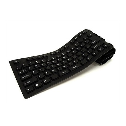 ΕΛΑΣΤΙΚΟ ΑΔΙΑΒΡΟΧΟ ΠΛΗΚΤΡΟΛΟΓΙΟ  Usb Foldable Σιλικόνης ΕΥΚΑΜΠΤΟ ΓΙΑ PC 