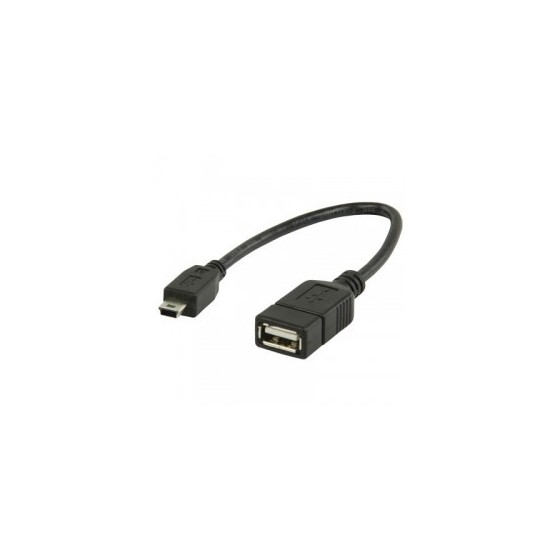 VLMP 60315B0.20 Καλώδιο OTG USB 2.0 θηλ - USB mini 5-pin 