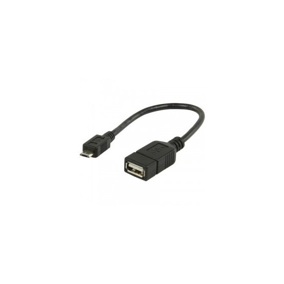 Καλώδιο OTG - USB 2.0 θηλ - USB micro B VLMP 60515B0.20