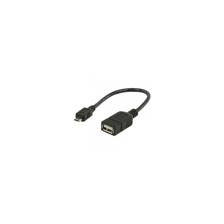 Καλώδιο OTG - USB 2.0 θηλ - USB micro B VLMP 60515B0.20