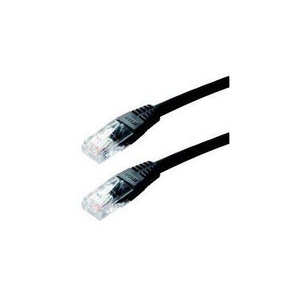 Καλώδιο δικτύου UTP MediaRange CAT-6 2xRJ45 STRD. 10 μέτρα Μαύρο