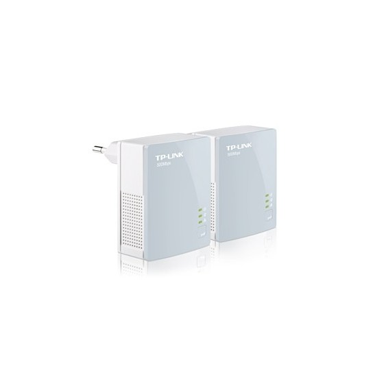 TP-LINK PA411KIT AV500 Mini Powerline Ethernet Adapter Kit,500Mbps Fast Ethernet, μεταφοράς δεδομένων έως και 500Mbps(2τμ)
