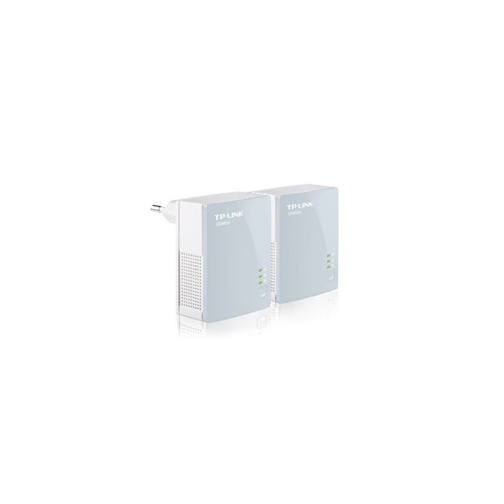 TP-LINK PA411KIT AV500 Mini Powerline Ethernet Adapter Kit,500Mbps Fast Ethernet, μεταφοράς δεδομένων έως και 500Mbps(2τμ)