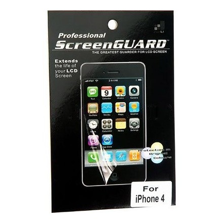 Προστατευτικό Οθόνης με πανάκι της SCREEN GUARD για 4.3 οθόνη  ιδανικό για iphone 4