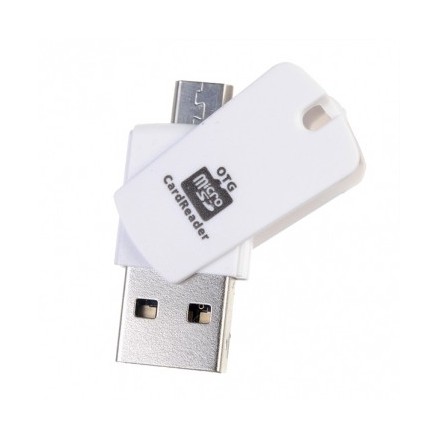 Mini 2-in-1 Micro USB OTG Adapter SD TF Card Reader  προσαρμογέα για να μεταφέρετε αρχεία μεταξύ του smartphone-tablet στο PC