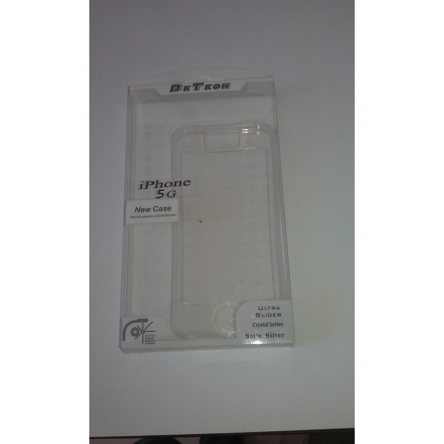 Back and front cover for Iphone 5/5s super slim 0.35mm half transparent