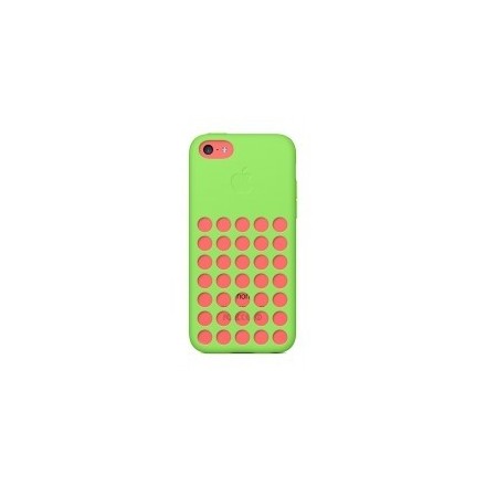 Back Silicone Iphone 5C DeTech with holes θήκη κινητού από σιλικόνη πράσινο χρώμα για το Iphone 5C