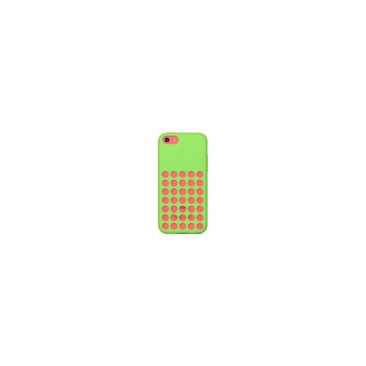 Back Silicone Iphone 5C DeTech with holes θήκη κινητού από σιλικόνη πράσινο χρώμα για το Iphone 5C