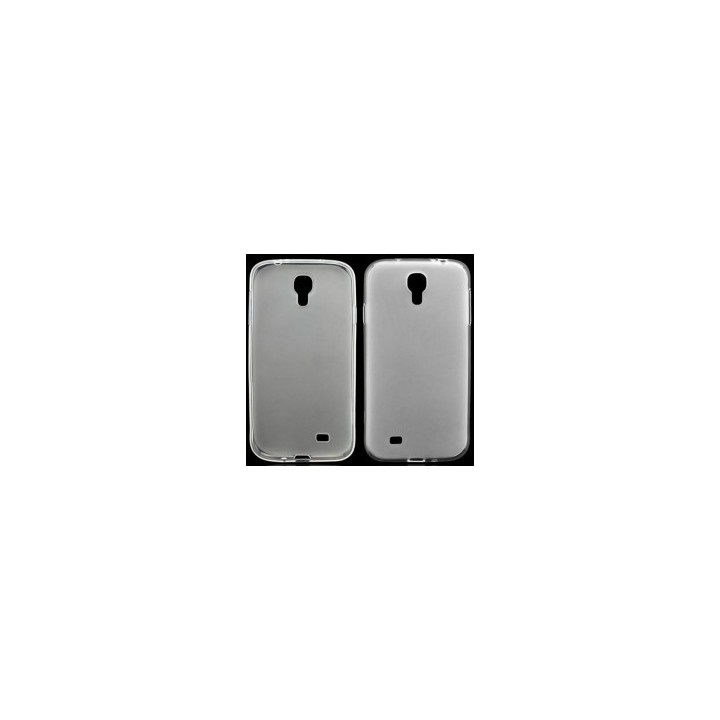 Back cover for SAMSUNG S4 i9500 DeTech super slim 0.35mm half transparent θήκη κινητού πίσω όψη για Samsung S4 i9500 White mat