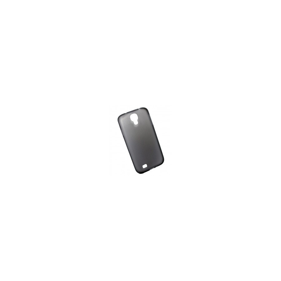 Back cover for SAMSUNG S4 i9500 DeTech super slim 0.35mm half transparent θήκη κινητού πίσω όψη για S4 i9500 Μαύρο διαφανές