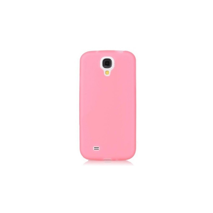 BBack cover for SAMSUNG S4 mini i9190 DeTech super slim 0.35mm half transparent θήκη κινητού πίσω όψη για S4 mini Ρόζ
