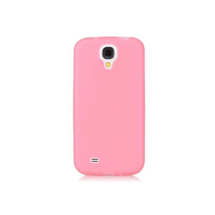 BBack cover for SAMSUNG S4 mini i9190 DeTech super slim 0.35mm half transparent θήκη κινητού πίσω όψη για S4 mini Ρόζ
