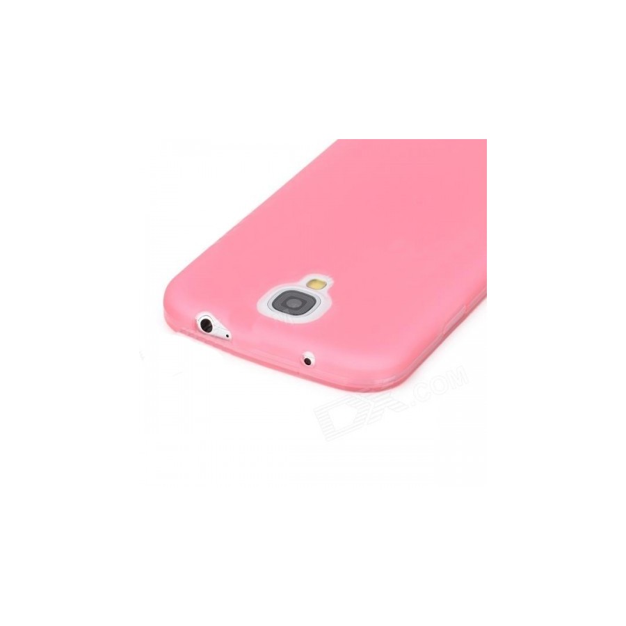 BBack cover for SAMSUNG S4 mini i9190 DeTech super slim 0.35mm half transparent θήκη κινητού πίσω όψη για S4 mini Ρόζ
