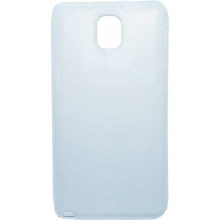 Back cover for SAMSUNG Note 3 DeTech super slim 0.35mm semi transparent θήκη κινητού πίσω όψη για Note 3  Λευκή 