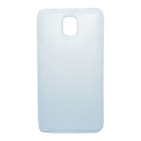 Back cover for SAMSUNG Note 3 DeTech super slim 0.35mm semi transparent θήκη κινητού πίσω όψη για Note 3 Λευκή 
