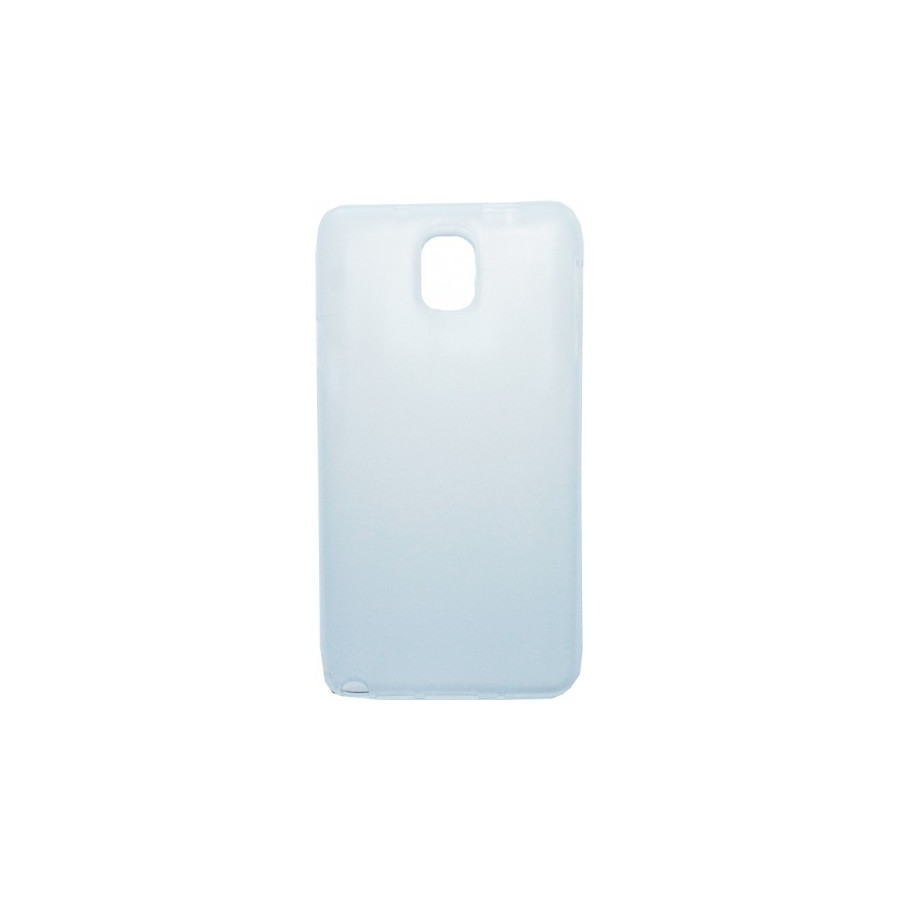 Back cover for SAMSUNG Note 3 DeTech super slim 0.35mm semi transparent θήκη κινητού πίσω όψη για Note 3  Λευκή 