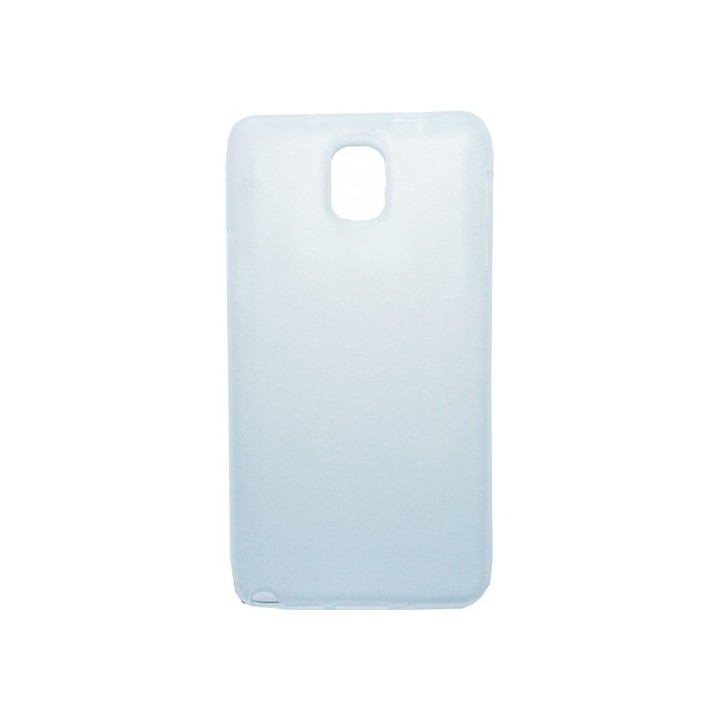 Back cover for SAMSUNG Note 3 DeTech super slim 0.35mm semi transparent θήκη κινητού πίσω όψη για Note 3  Λευκή 