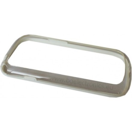 SIDE PROTECTOR ΓΙΑ SAMSUNG S III Mini i8910 θήκη κινητού πλαινή όψη για το siii mini σε χρώμα διάφανο-Λευκό
