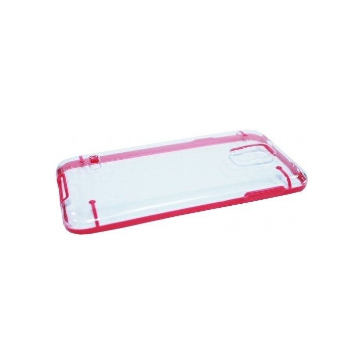 Cover for SAMSUNG S5 crystal clear whit color motifs θήκη κινητού διάφανη με Ρόζ  για το Samsung S5 i9600