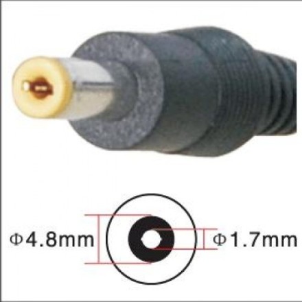 Adapter 19V 4.74A for HP - 4.74mm 1.7 Τροφοδοτικό για Laptop HP 19V 