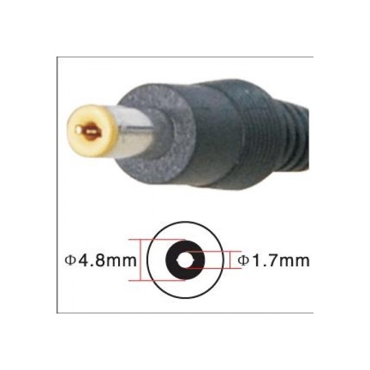 Adapter 19V 4.74A for HP - 4.74mm 1.7 Τροφοδοτικό για Laptop HP 19V 