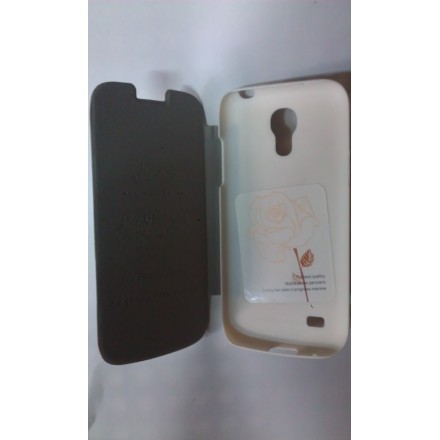 Leather Case "JZZS" for Samsung SIV mini/i9190 Green δερμάτινη θήκη Λευκή για το S4 Mini