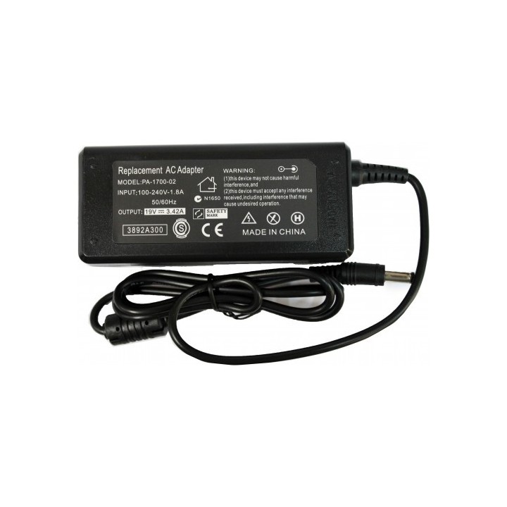 ADAPTER 19V 3.42A for ACER 5.5mm 2.5 Τροφοδοτικό για Laptop ACER