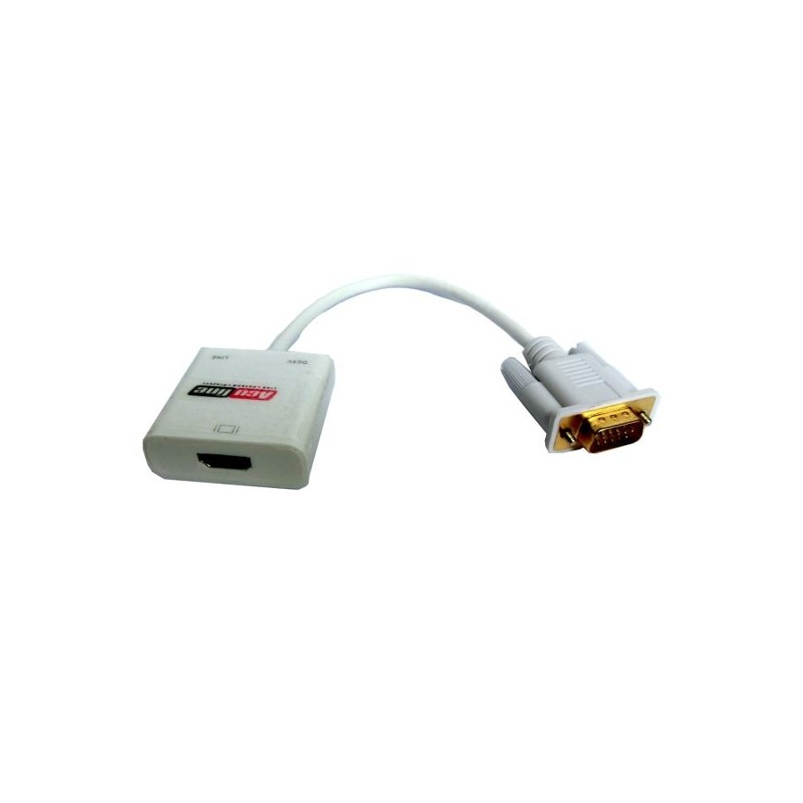 VGA to HDMI Converter Aculine AD-047 συνδέστε συσκευές VGA σε συσκευές HDMI. ﻿﻿