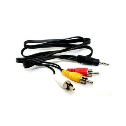 Cable Audio 3.5mm 3RCA M 1.5m  Καλώδιο ήχου 1.5 μέτρo jack σε 3 RCA  