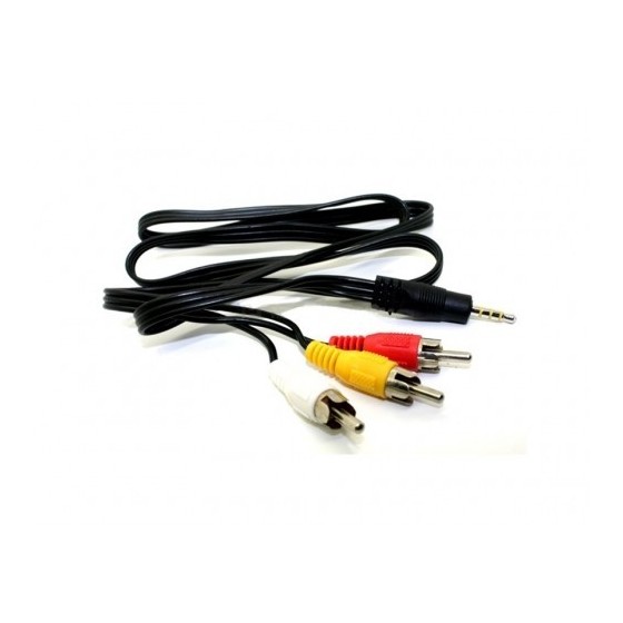 Cable Audio 3.5mm 3RCA M 1.5m  Καλώδιο ήχου 1.5 μέτρo jack σε 3 RCA  