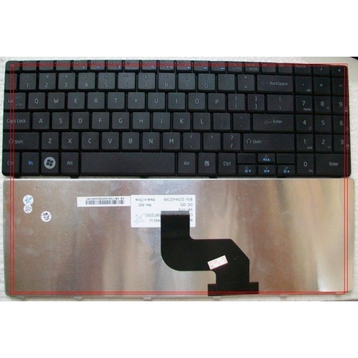 Acer eMachines E430 E637 E527 E525 E625 E627 E628 E630 E725 E727 Πληκτρολόγιο US Μάυρο