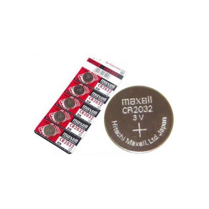 MAXELL μπαταρία κουμπί 3v, CR-2032 - 5ΤΕΜ